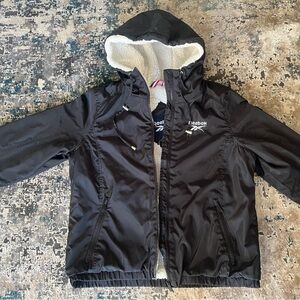 Reebok Black Puffer Jacket with Hood